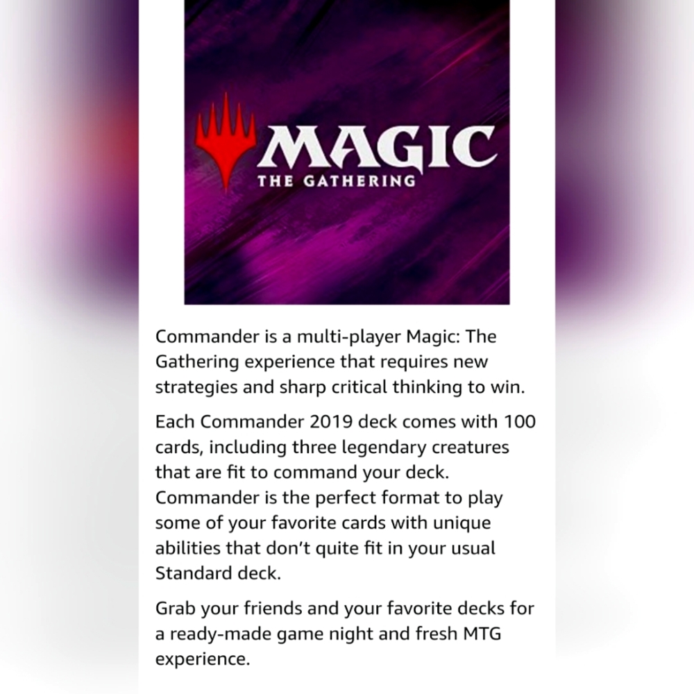 Magic: The Gathering Commander 2019 Primal Genesis Deck, 100 Card Ready-To-Play! - Picture 8 of 9